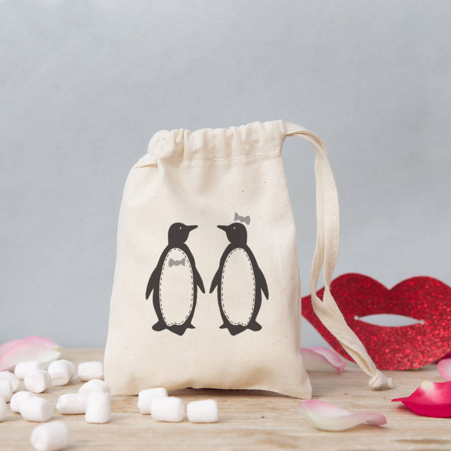 penguins mini gift bag with sweets by so close