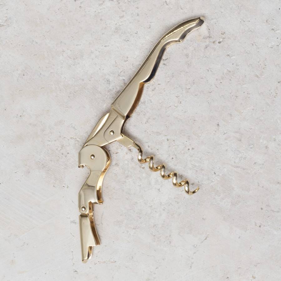 blofeld personalised 14 karat gold plated bottle opener by atticus