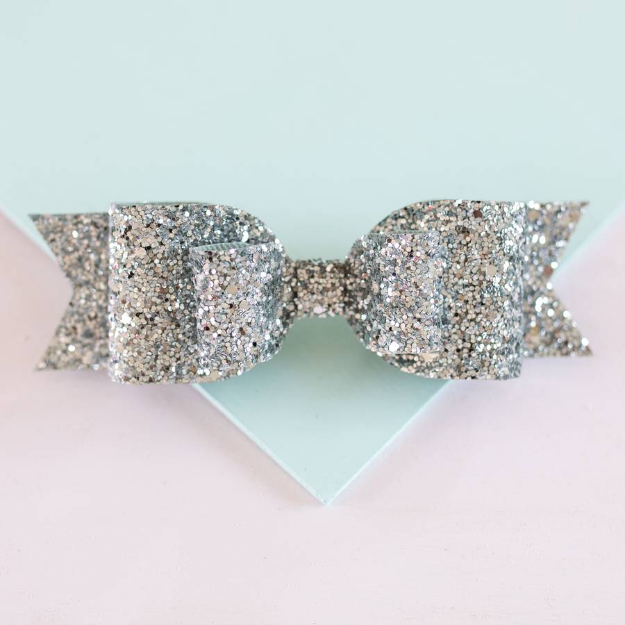 spring collection oversized glitter hair bow by lovely littles and co