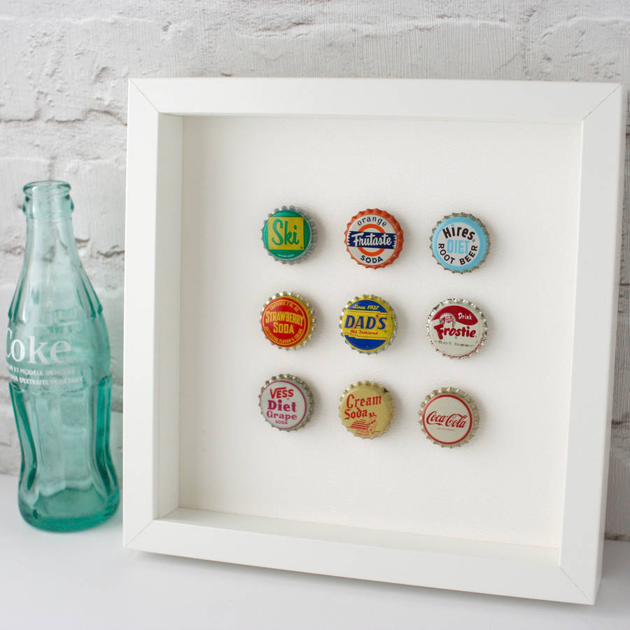 vintage soda pop bottle top collection by the design conspiracy