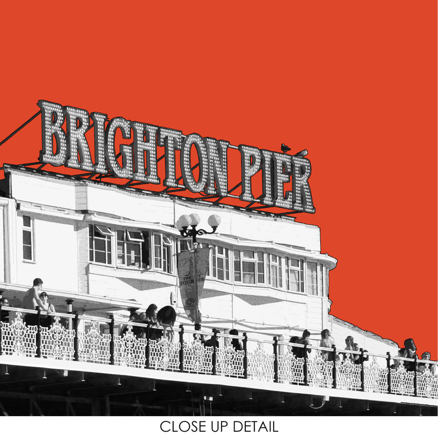 brighton art print brighton pier by bronagh kennedy art prints