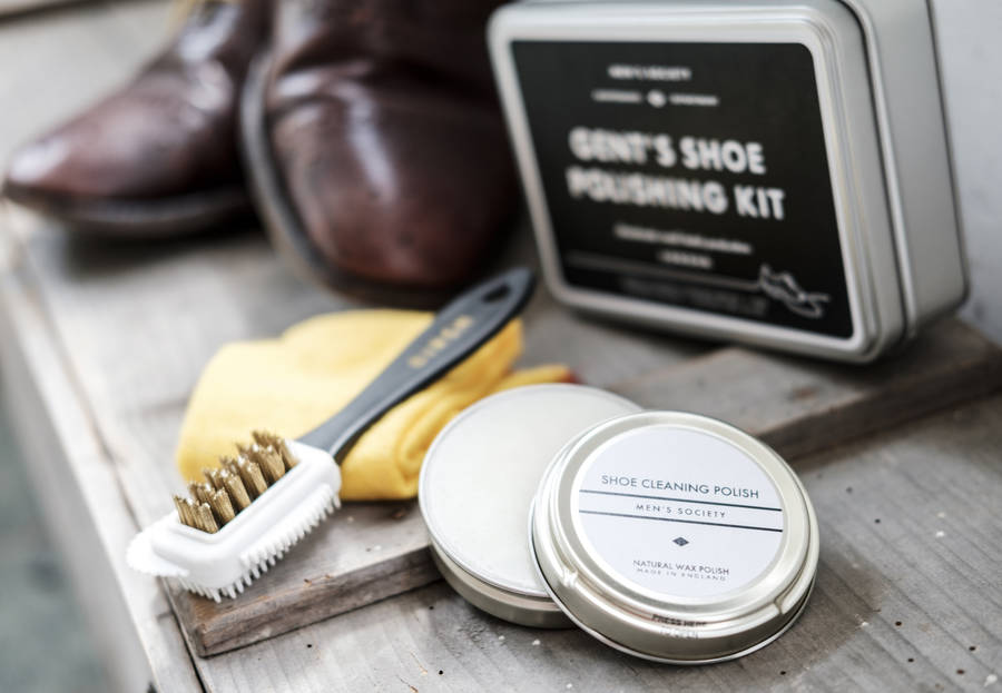 men's shoe polish kit