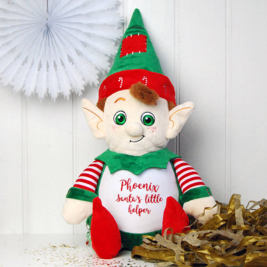 soft toy christmas elf