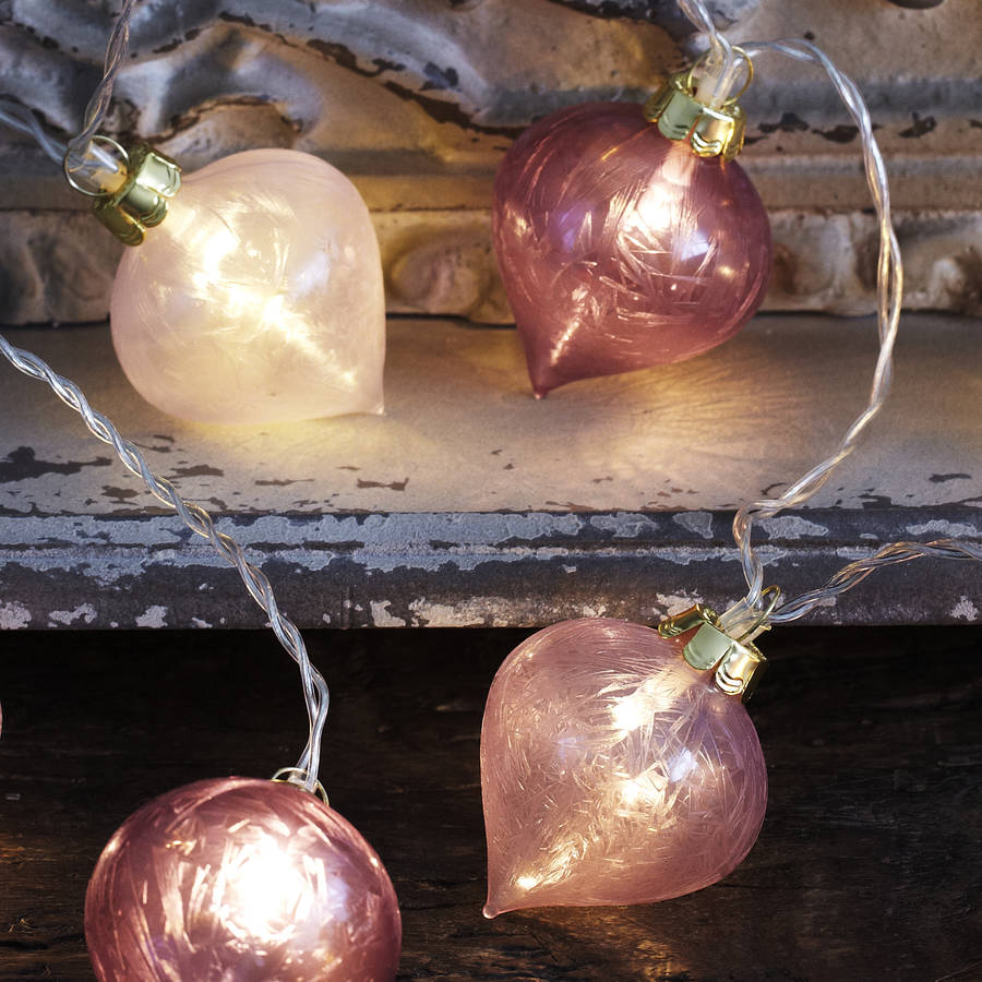 pink moroccan glass fairy lights by primrose & plum