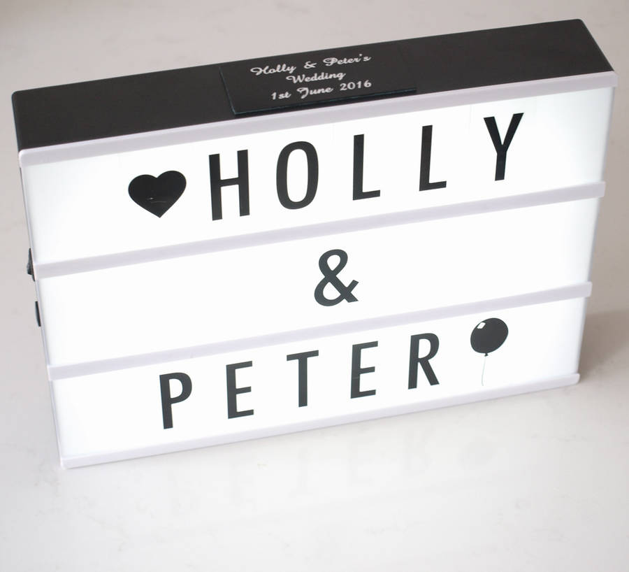 customisable cinematic lightbox by idyll home