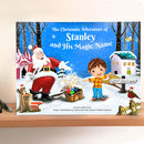 personalised christmas story book with exclusive cover by my magic name | notonthehighstreet.com