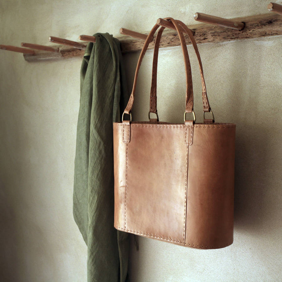 leather savannah shopper bag by nkuku | 0