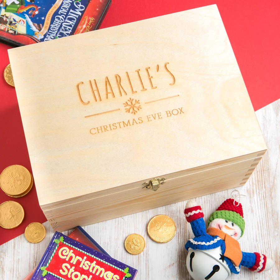 personalised children's christmas eve box by dust and things