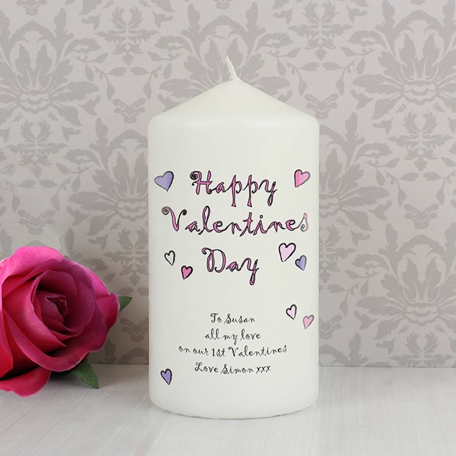 Personalised Valentines Day Candle By Sassy Bloom As Seen On Tv ...