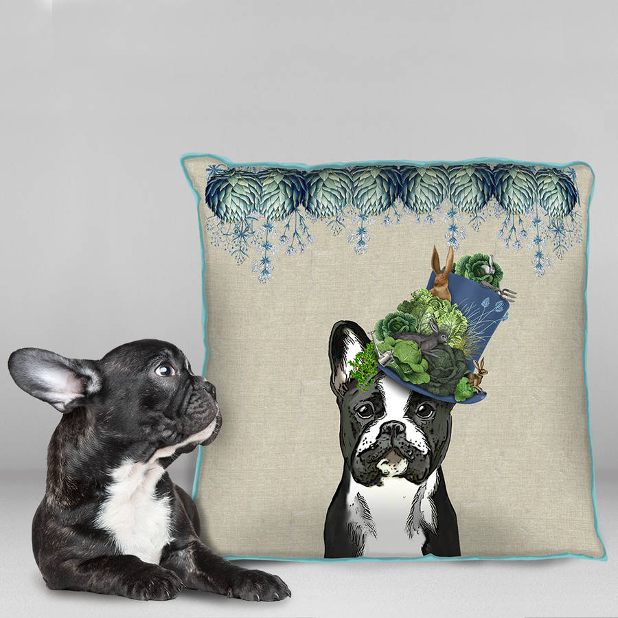 bulldog cushion