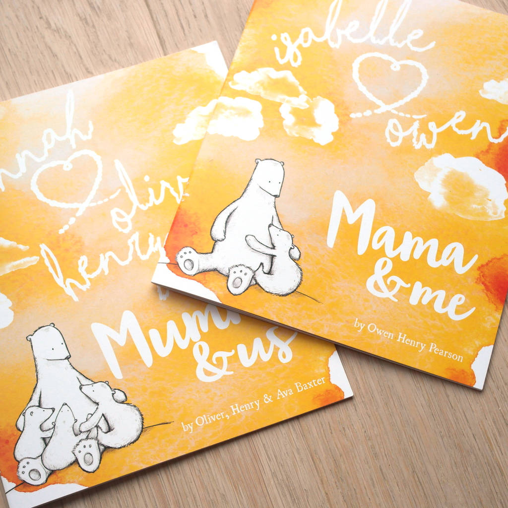 personalised mummy and me book by letterfest | notonthehighstreet.com