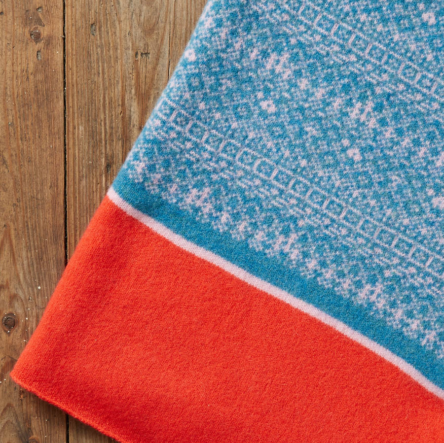 fair isle blanket