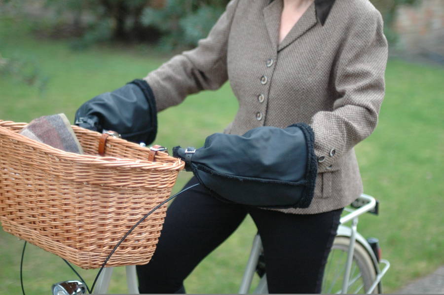 cyclists' sherpa fleece hand warmers by beg bicycles