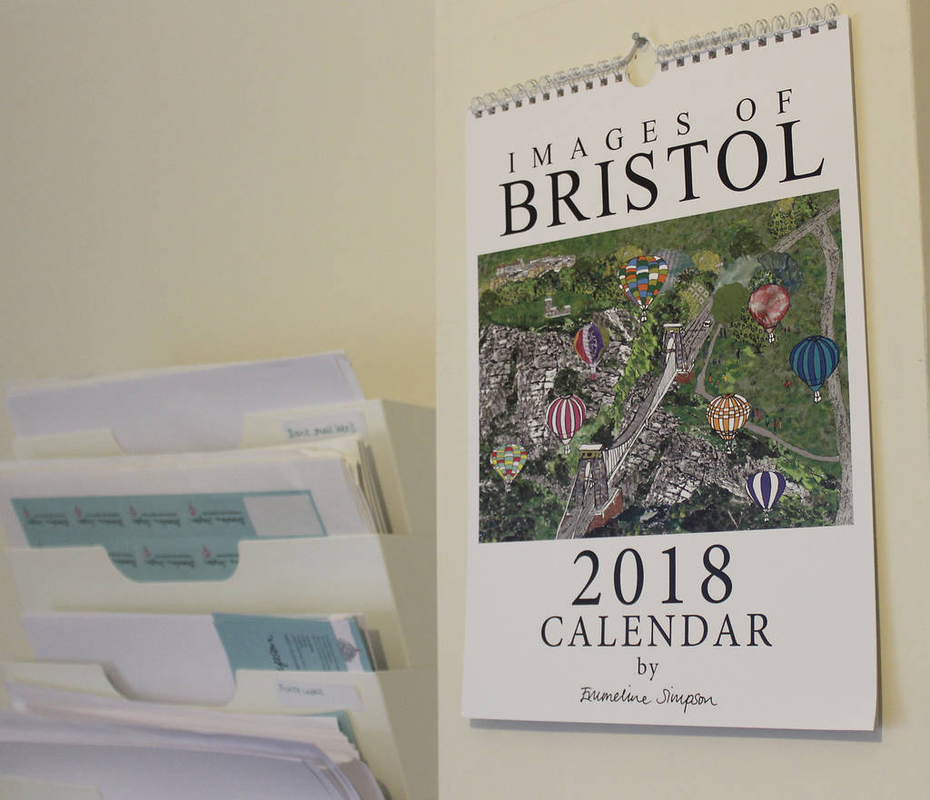 bristol calendar 2018 by emmeline simpson