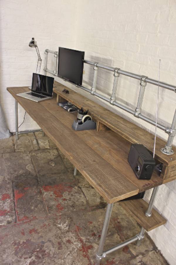 douglas scaffolding board industrial style desk by urban grain