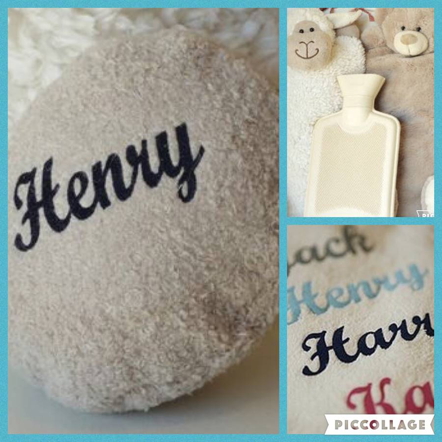 hot water bottle teddy bear cover