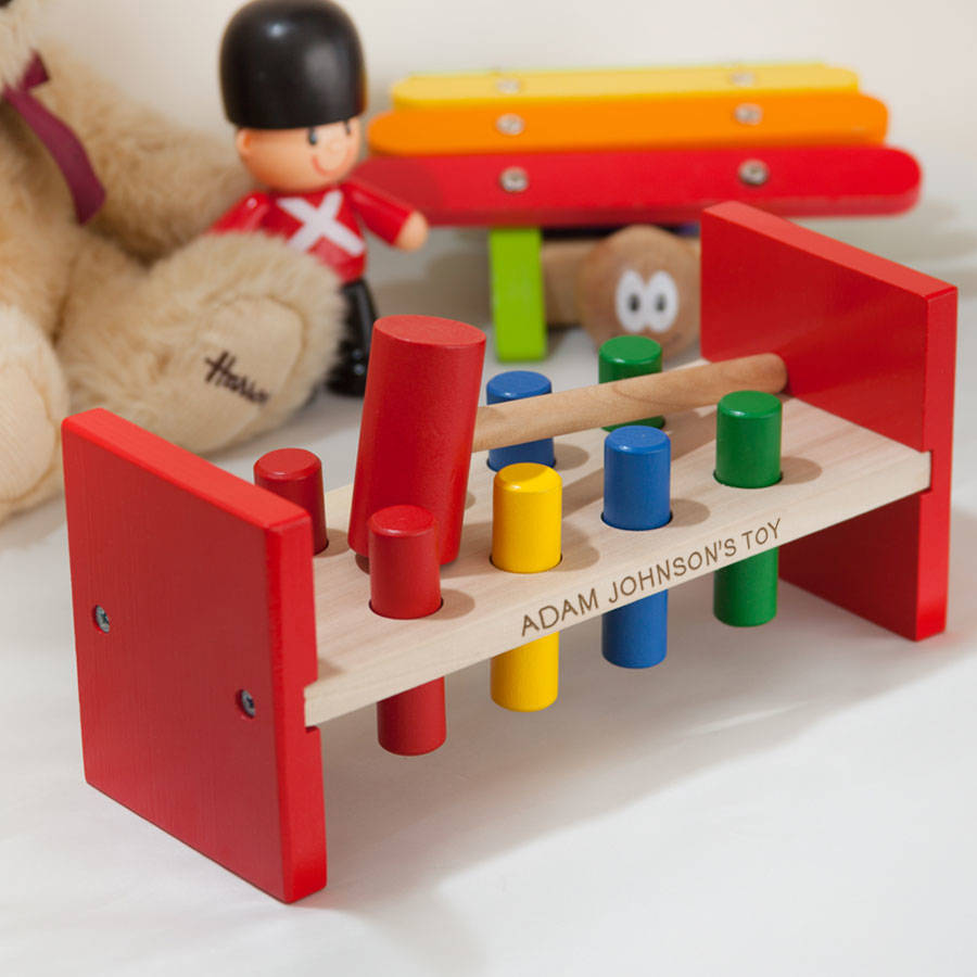 wood toy bench