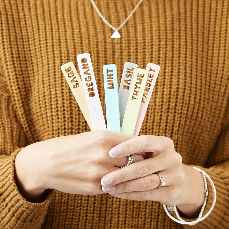 personalised plant markers by sophia victoria joy