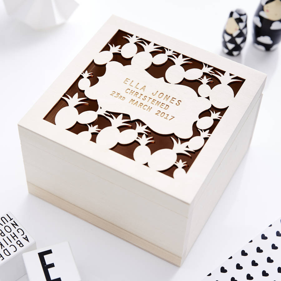 children's personalised storage box by sophia victoria joy