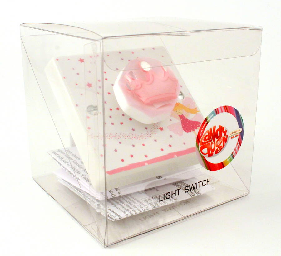 pink fairy princess bedroom light switches by candy queen designs