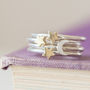 Silver Moon And Gold Star Stacking Ring Set By Alison Moore Designs