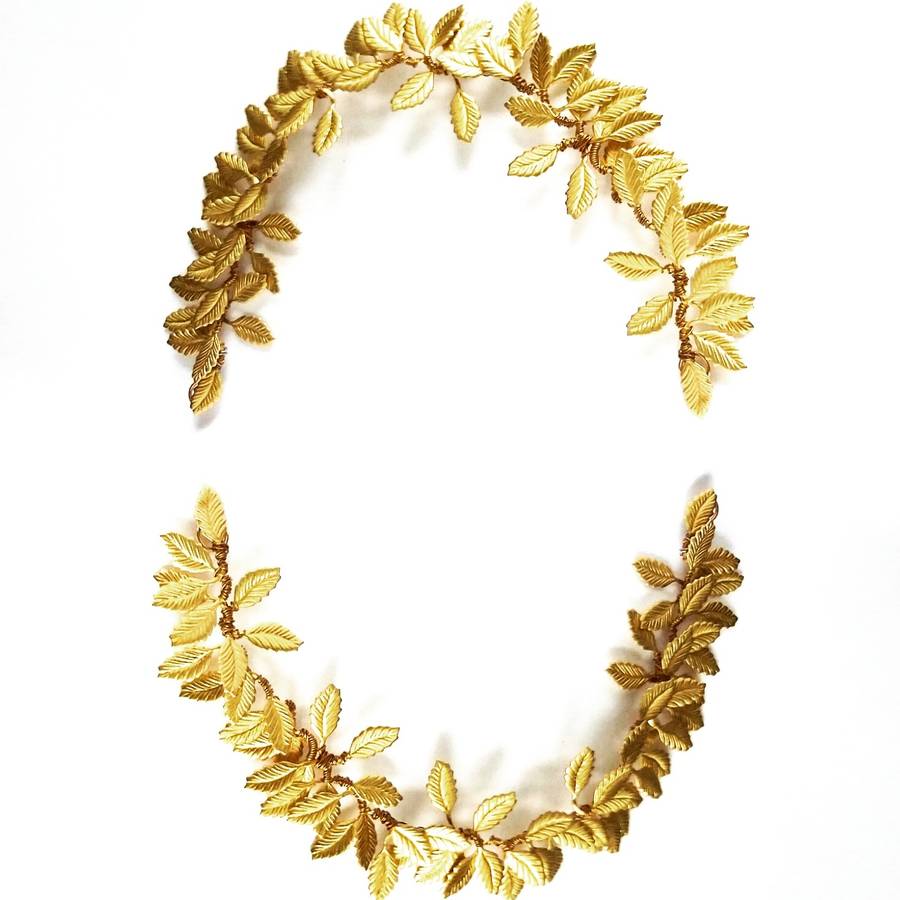 gold leaf hair vine by la belle epoque