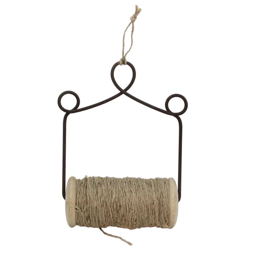hanging garden twine holder by the contemporary home