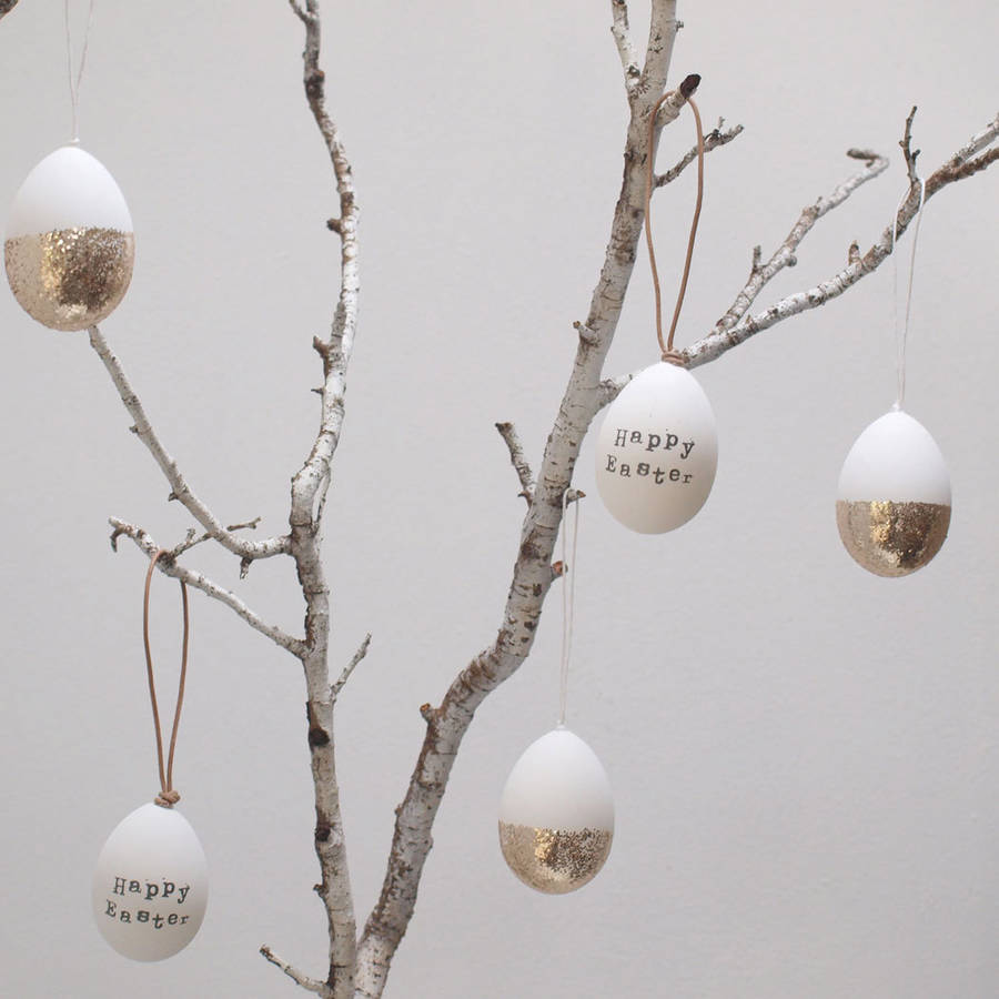easter egg hanging decoration by idyll home ltd