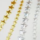 Metallic Star Ribbon Garland In Gold And Silver By Stitch Kits Crafts