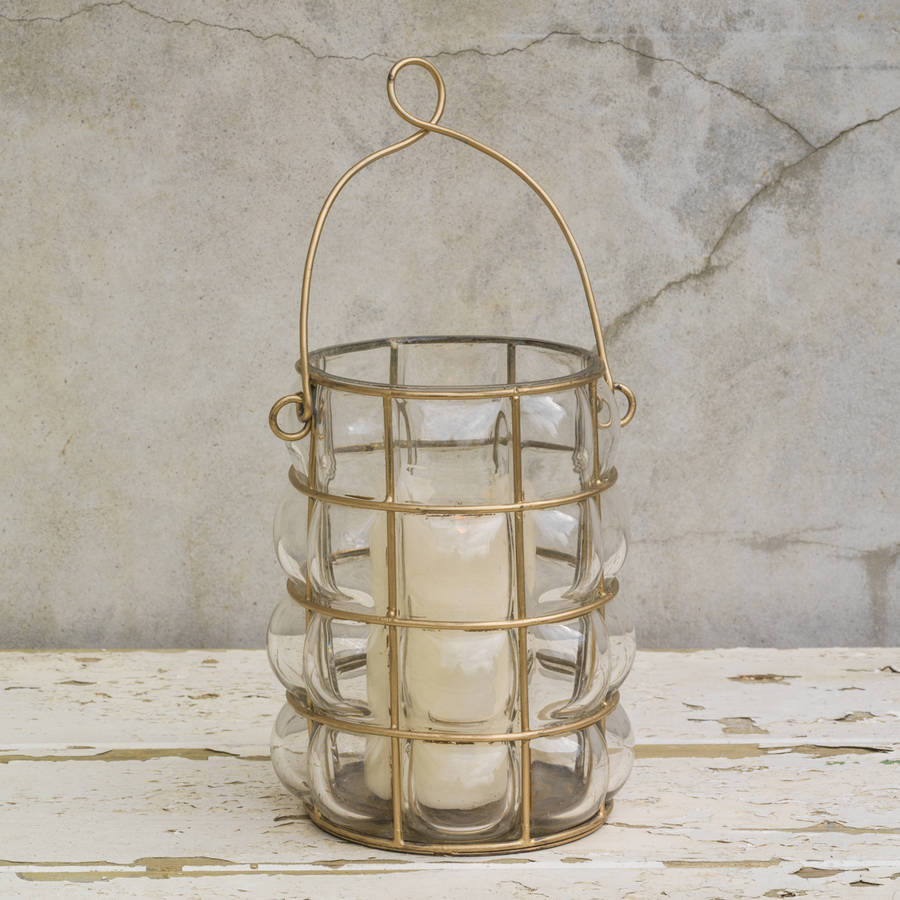 glass cage candle holder by dassie artisan