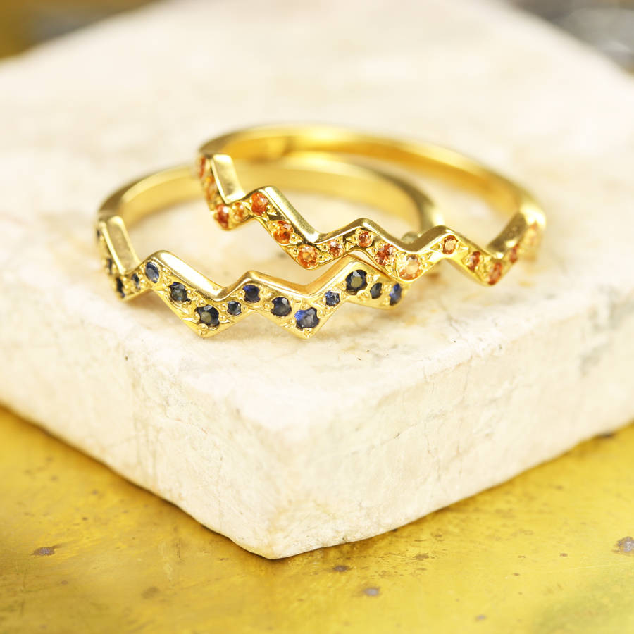 flash rings with sapphires by jana reinhardt jewellery