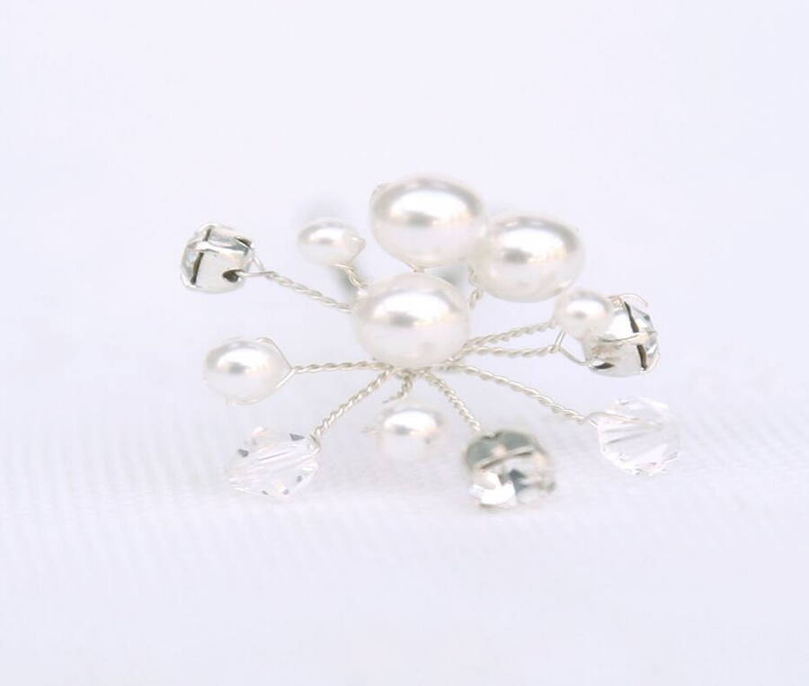 small crystal hair pins by lucie green couture