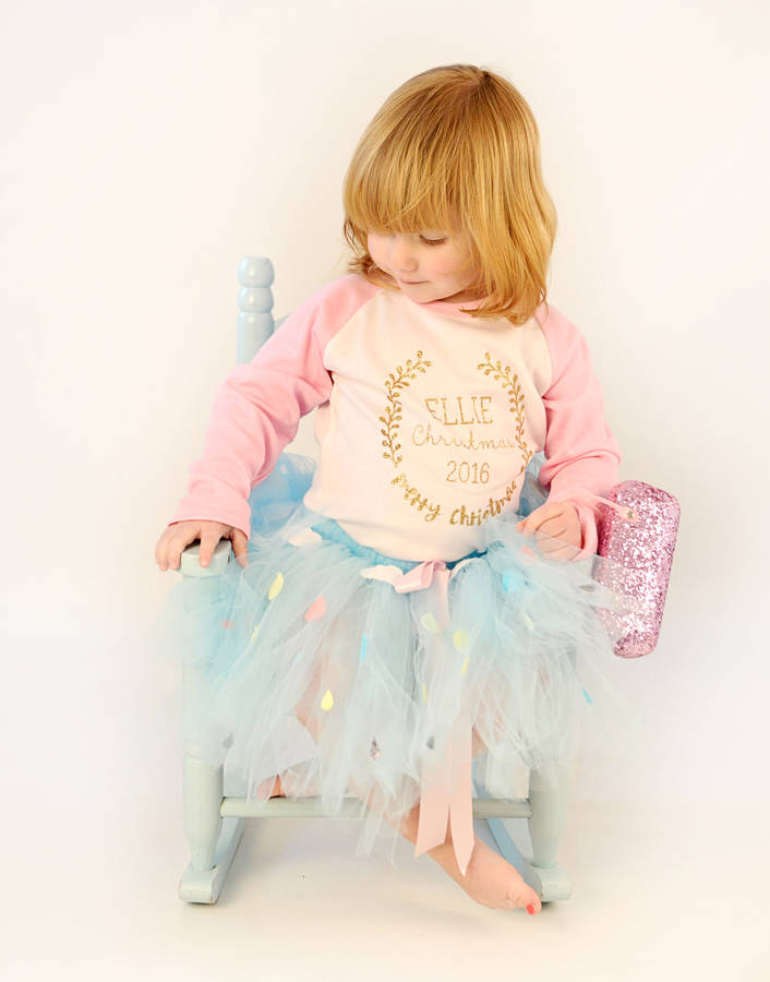 childs personalised christmas pyjamas by baby yorke designs | notonthehighstreet.com