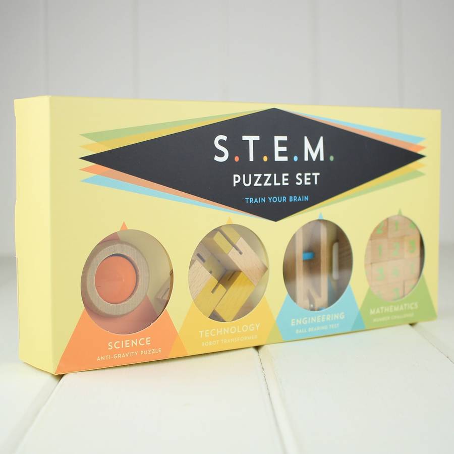 stem puzzle set by nest