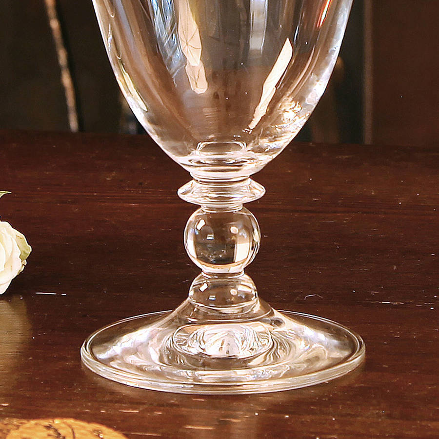 luxury fluted short stemmed glasses by dibor