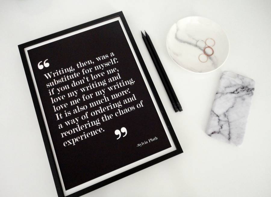 Love Me For My Writing Quote Art Print By Sacred And Profane