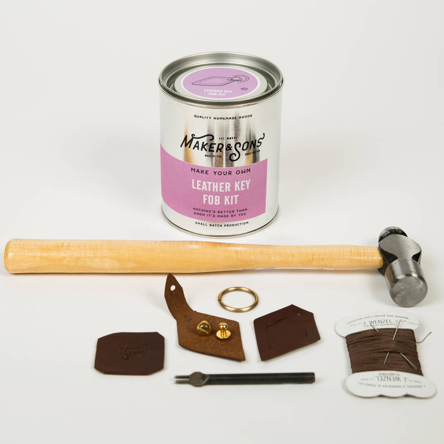 diy-leather-key-fob-kit-by-men-s-society-notonthehighstreet