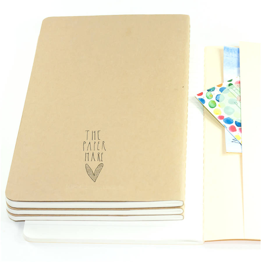 personalised notebook journal by the paper hare