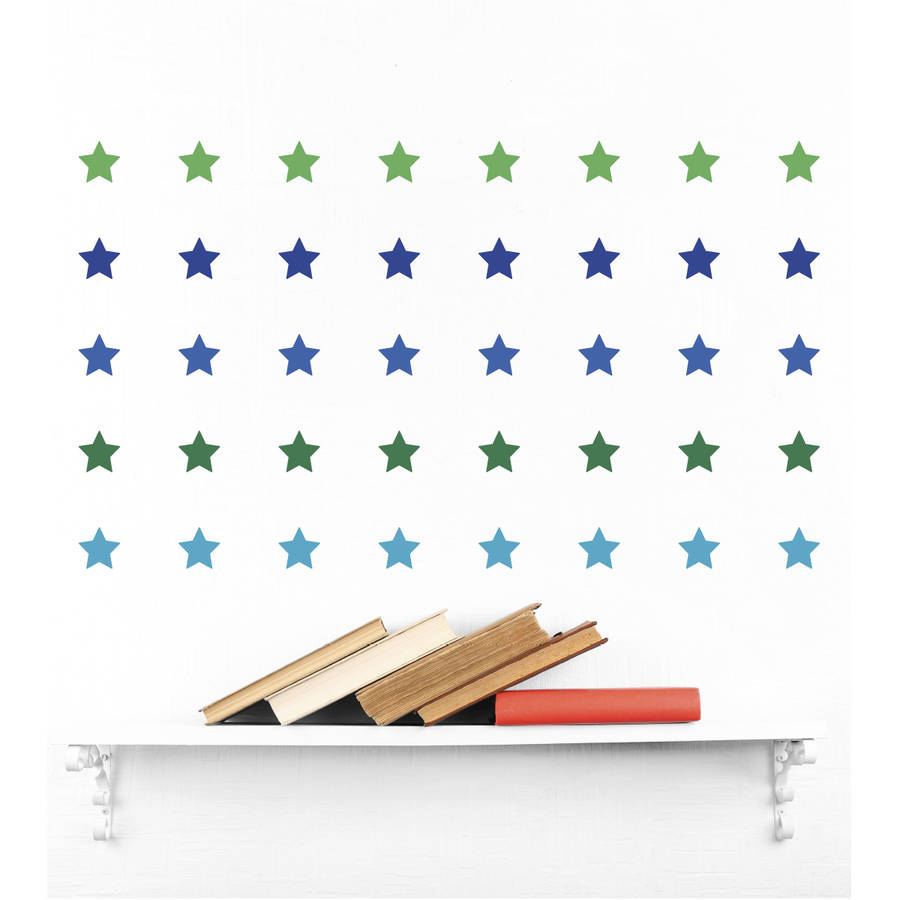 small star wall stickers by mirrorin