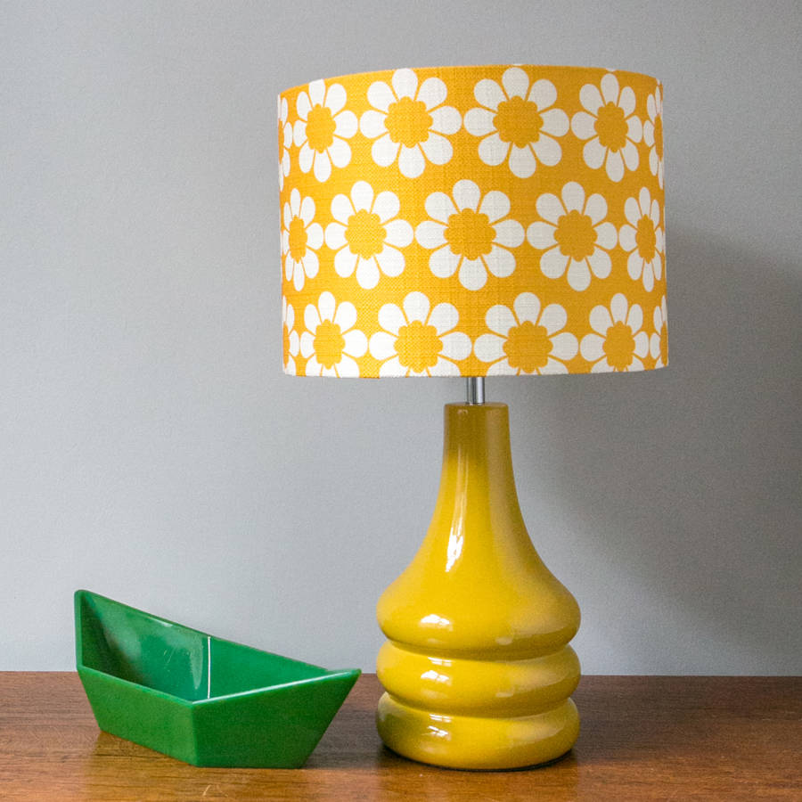 isobel's vintage flowers ceramic table lamp by hunkydory home