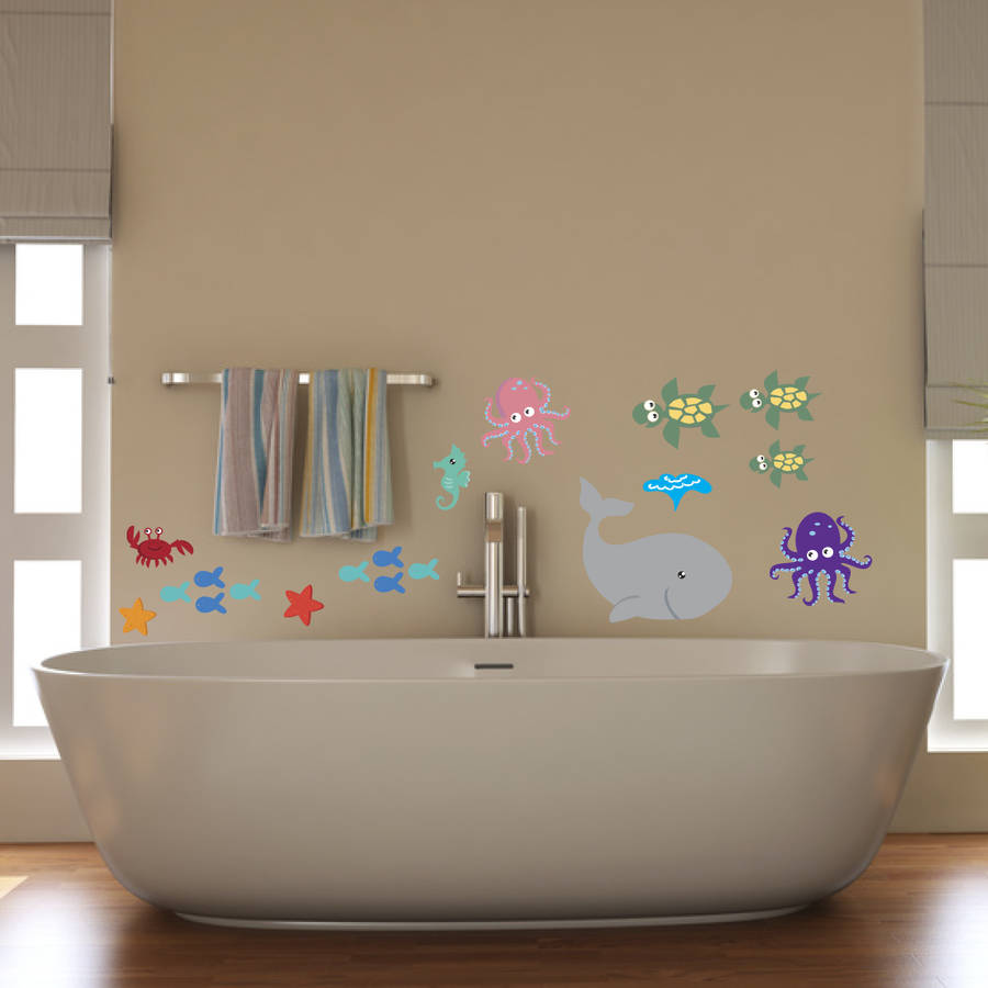 sea animal wall stickers by mirrorin