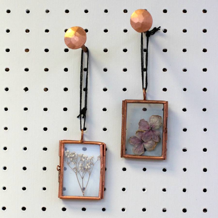 mini metal hanging photo frame by posh totty designs interiors