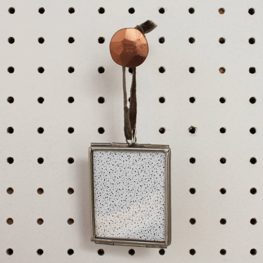 mini hanging photo frame decoration by posh totty designs interiors