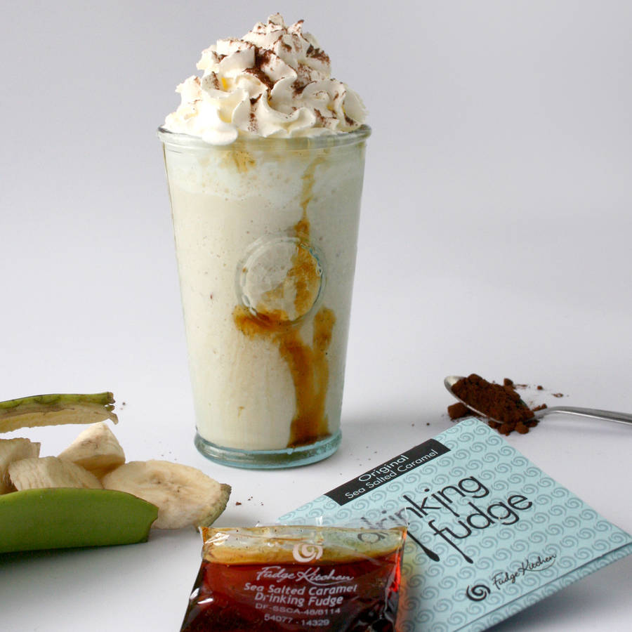 sea salted caramel drinking fudge by fudge kitchen