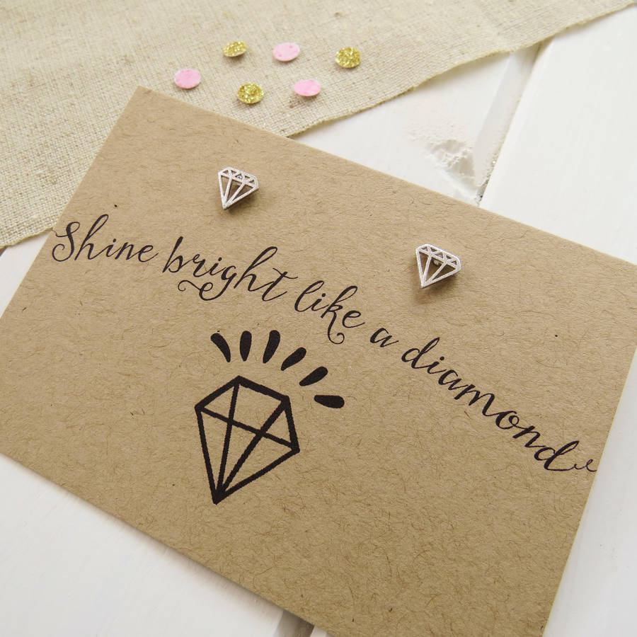 shine bright like a diamond earrings by luna emporium