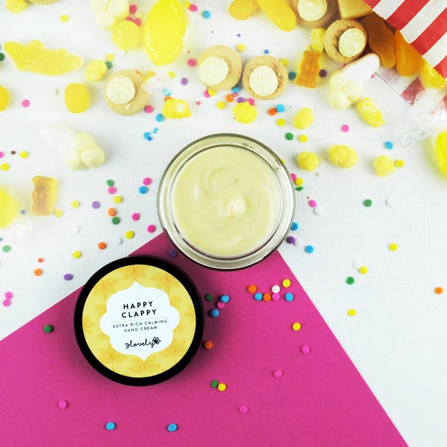 'happy clappy' extra rich hand cream by lovely