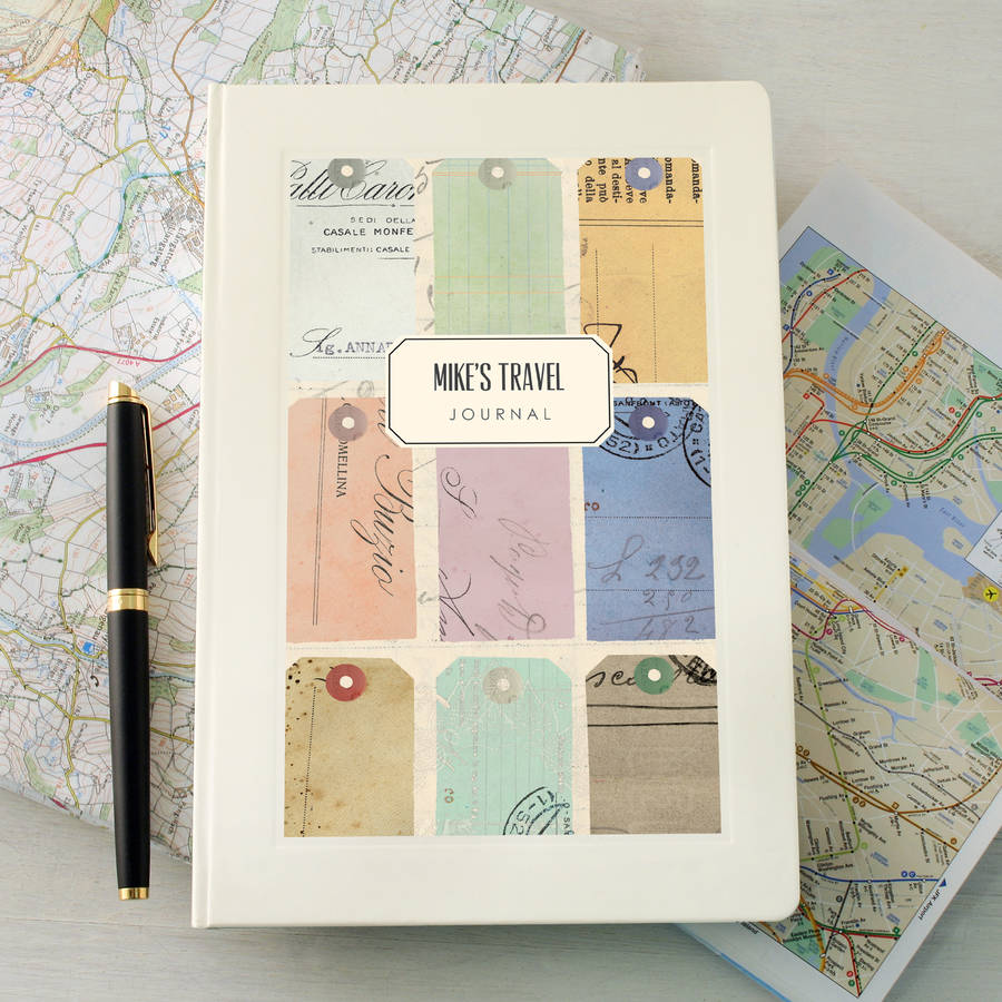 Personalised Travel Notebook By Made By Ellis