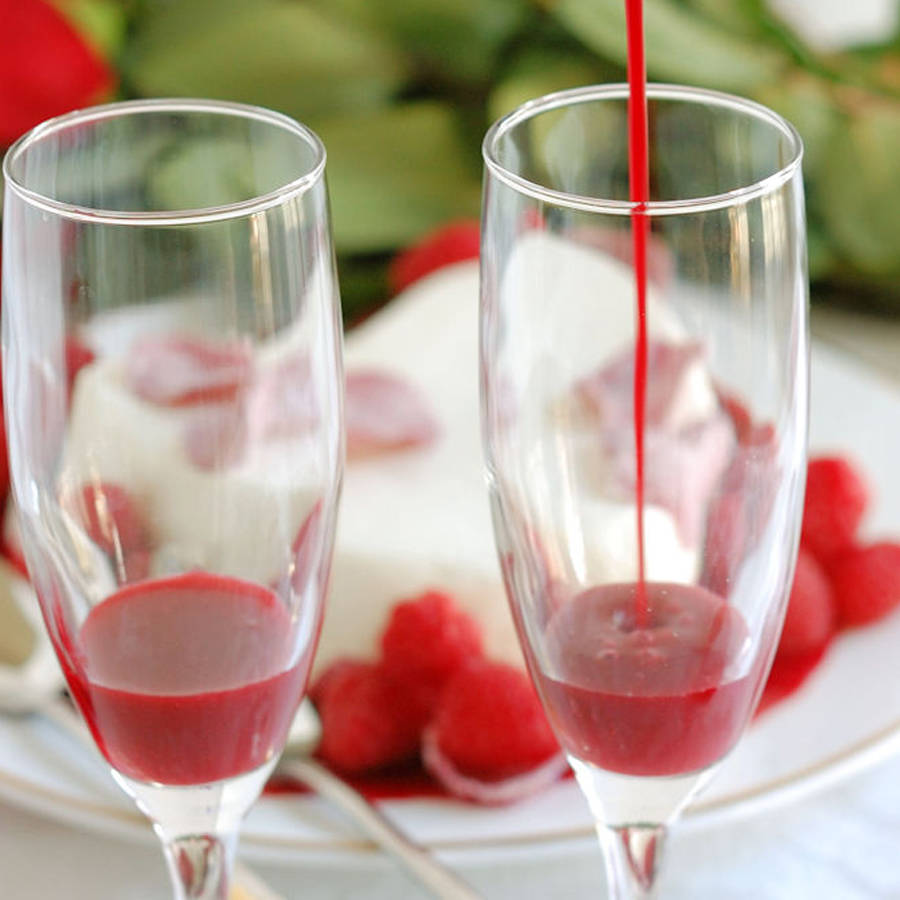 raspberry gin and blackberry brandy prosecco mixers by drunken berries