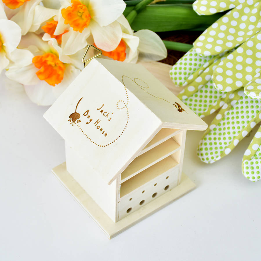 personalised wooden bug house by ellie ellie