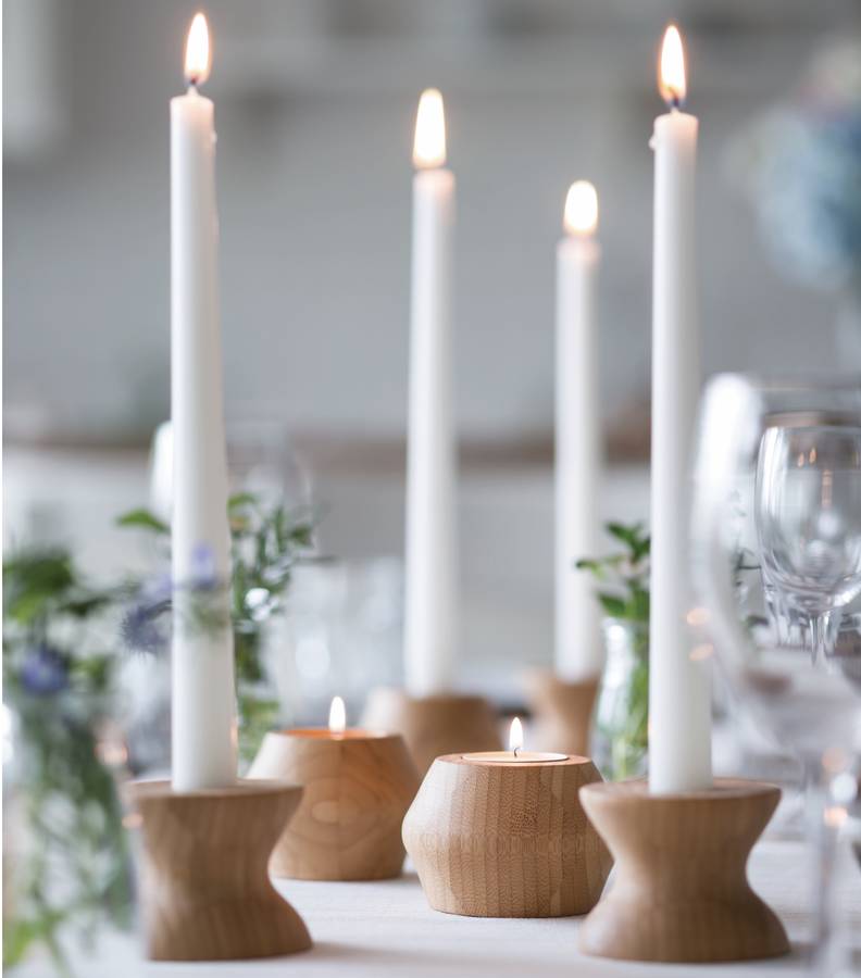 high light/low light reversible candle holders by green tulip ethical